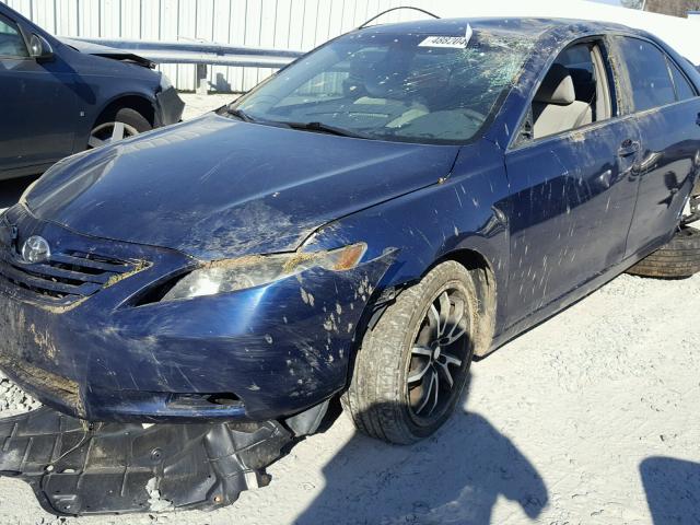 JTNBE46K573017133 - 2007 TOYOTA CAMRY NEW BLUE photo 9