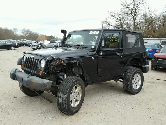 1J4AA2D10AL138454 - 2010 JEEP WRANGLER S BLACK photo 2