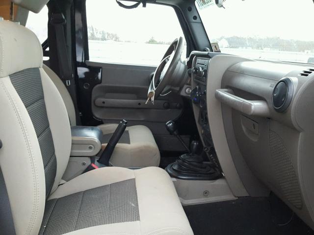 1J4AA2D10AL138454 - 2010 JEEP WRANGLER S BLACK photo 5