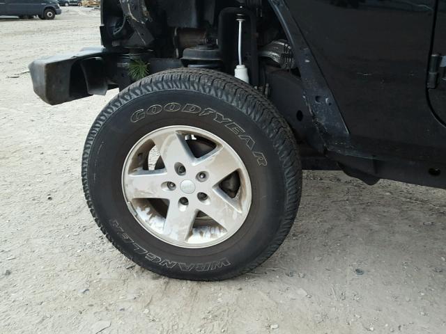 1J4AA2D10AL138454 - 2010 JEEP WRANGLER S BLACK photo 9