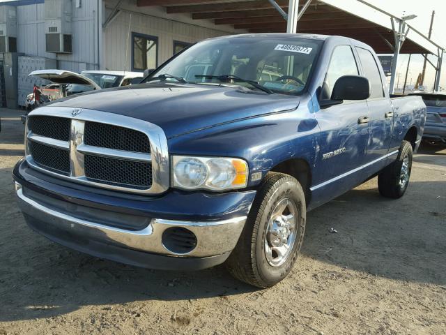 3D7KA28D73G798785 - 2003 DODGE RAM 2500 S BLUE photo 2