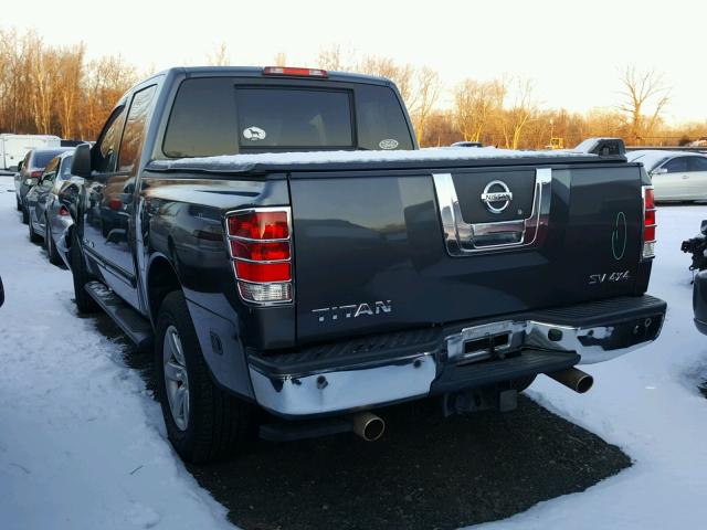 1N6AA0EC2CN310885 - 2012 NISSAN TITAN S GRAY photo 3