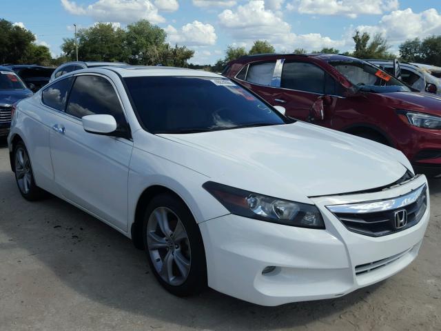 1HGCS2B81CA004502 - 2012 HONDA ACCORD EXL WHITE photo 1