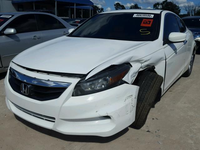 1HGCS2B81CA004502 - 2012 HONDA ACCORD EXL WHITE photo 2