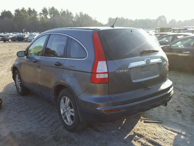 5J6RE4H59AL052091 - 2010 HONDA CR-V EX GRAY photo 3