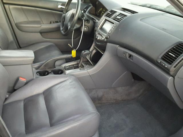 1HGCM56747A089449 - 2007 HONDA ACCORD EX GRAY photo 5