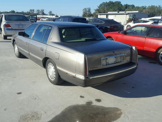 1G6KD54Y6XU703103 - 1999 CADILLAC DEVILLE GRAY photo 3