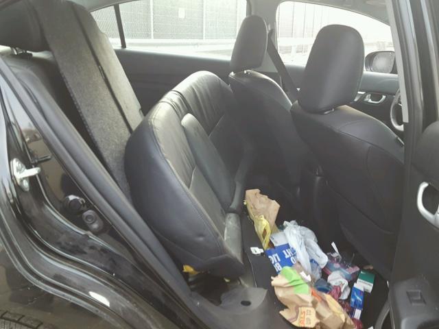 2HGFB2F99EH532342 - 2014 HONDA CIVIC EXL 黑色 照片 6