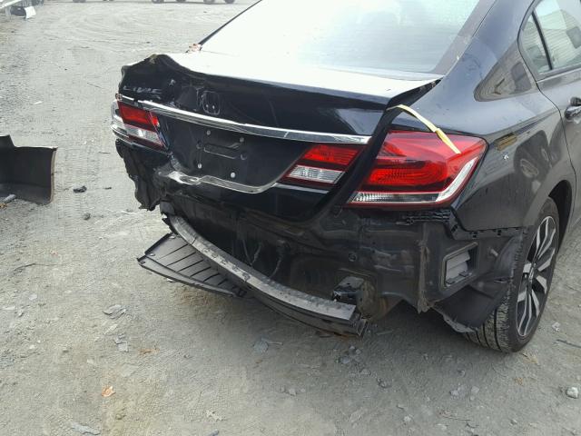 2HGFB2F99EH532342 - 2014 HONDA CIVIC EXL 黑色 照片 9