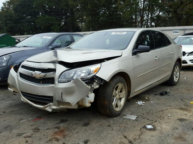 1G11B5SA8DF306117 - 2013 CHEVROLET MALIBU LS GRAY photo 2