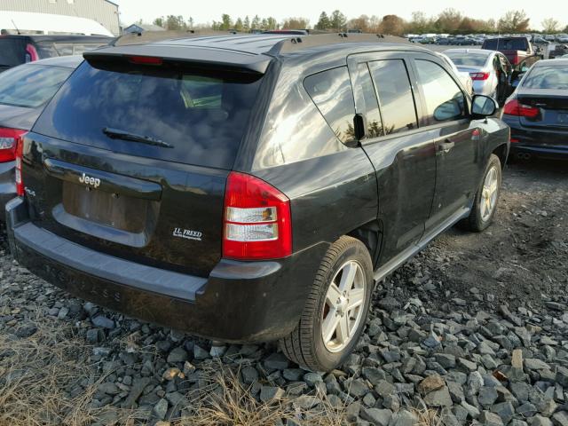 1J8FF47W67D315939 - 2007 JEEP COMPASS BLACK photo 4