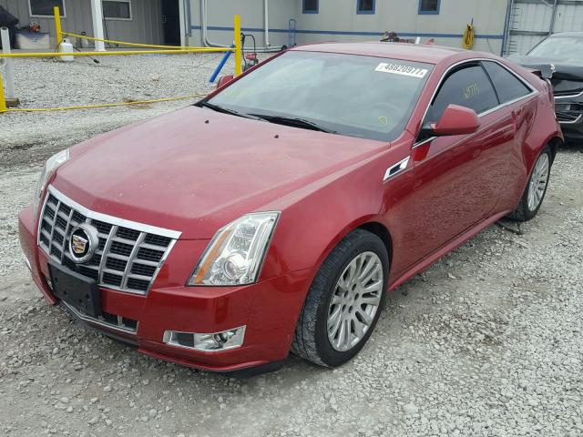 1G6DJ1E30C0127197 - 2012 CADILLAC CTS PERFOR Czerwony zdjęcie 2