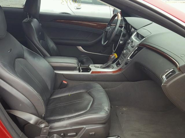 1G6DJ1E30C0127197 - 2012 CADILLAC CTS PERFOR Czerwony zdjęcie 5