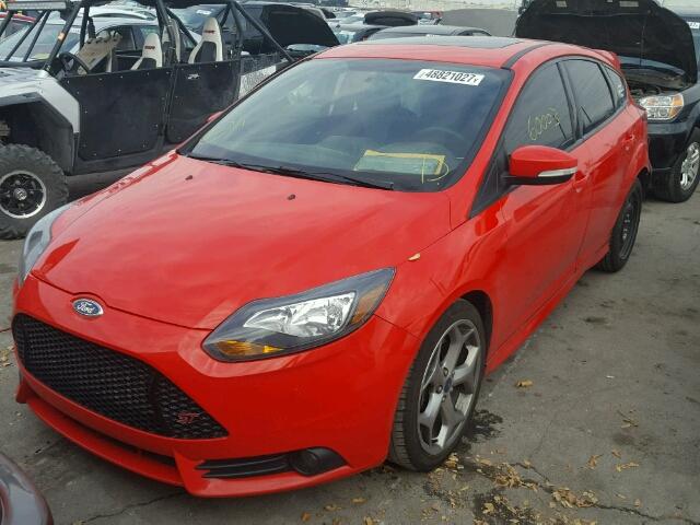 1FADP3L99EL460875 - 2014 FORD FOCUS ST RED photo 2