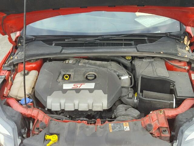 1FADP3L99EL460875 - 2014 FORD FOCUS ST RED photo 7