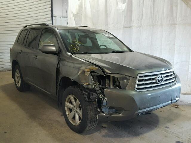 JTEES41A182102689 - 2008 TOYOTA HIGHLANDER GREEN photo 1