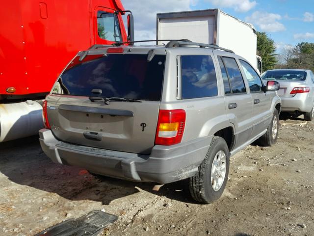 1J4GW48S51C500742 - 2001 JEEP GRAND CHER GRAY photo 4