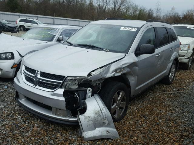 3D4PG4FB7BT556969 - 2011 DODGE JOURNEY EX SILVER photo 2