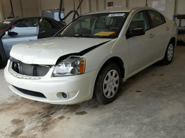 4A3AB36F57E082524 - 2007 MITSUBISHI GALANT ES WHITE photo 2