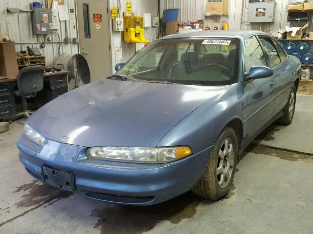 1G3WS52H1XF344495 - 1999 OLDSMOBILE INTRIGUE G BLUE photo 2