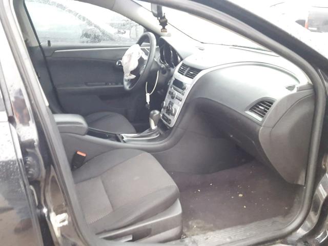 1G1ZC5EU7CF113073 - 2012 CHEVROLET MALIBU 1LT BLACK photo 5