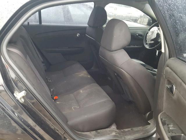 1G1ZC5EU7CF113073 - 2012 CHEVROLET MALIBU 1LT BLACK photo 6