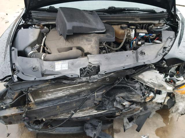 1G1ZC5EU7CF113073 - 2012 CHEVROLET MALIBU 1LT BLACK photo 7