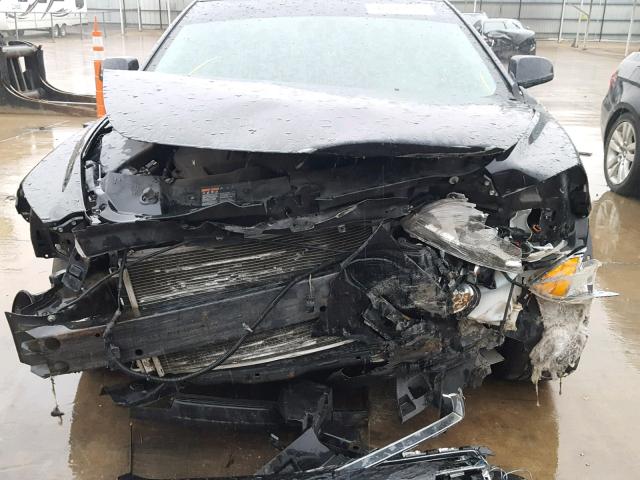 1G1ZC5EU7CF113073 - 2012 CHEVROLET MALIBU 1LT BLACK photo 9