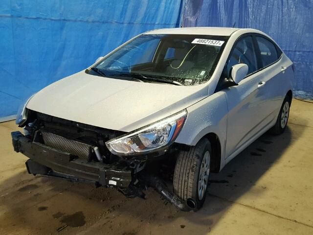 KMHCT4AE5GU961455 - 2016 HYUNDAI ACCENT SE WHITE photo 2