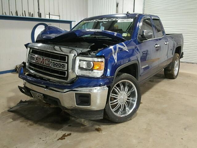 1GTR1UEH1EZ246858 - 2014 GMC SIERRA C15 BLUE photo 2