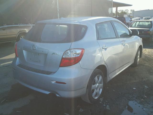 2T1KU40E19C017859 - 2009 TOYOTA COROLLA MA SILVER photo 4