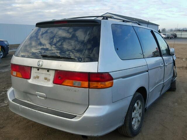 2HKRL18012H557711 - 2002 HONDA ODYSSEY EX SILVER photo 4