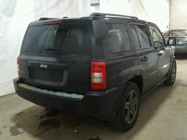 1J4FF28B89D167040 - 2009 JEEP PATRIOT SP BLACK photo 4