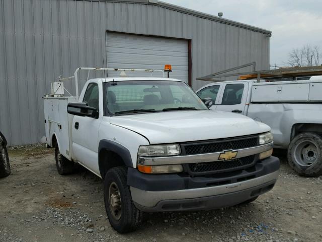 1GBHC24U31E210989 - 2001 CHEVROLET SILVERADO WHITE photo 1