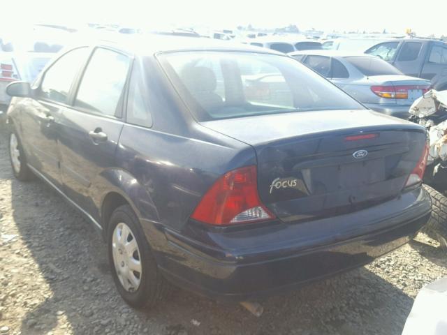 1FAFP33Z63W295629 - 2003 FORD FOCUS LX BLUE photo 3