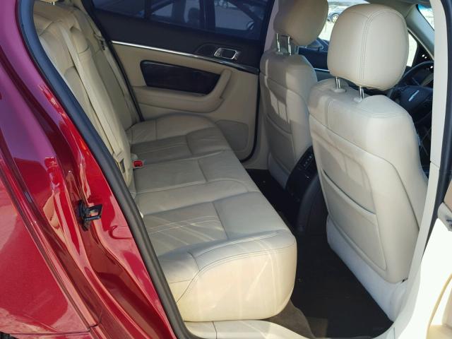 1LNHL9FT9DG617938 - 2013 LINCOLN MKS MAROON photo 6