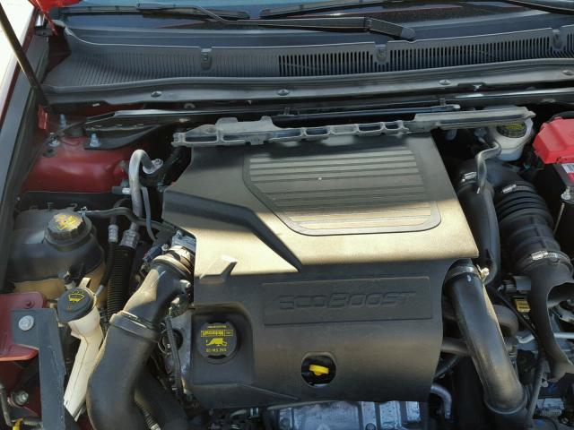 1LNHL9FT9DG617938 - 2013 LINCOLN MKS MAROON photo 7