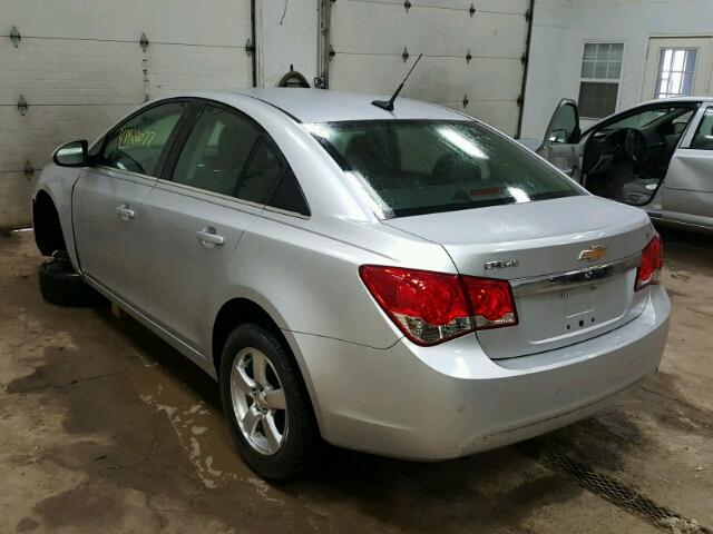 1G1PF5S91B7176998 - 2011 CHEVROLET CRUZE LT SILVER photo 3