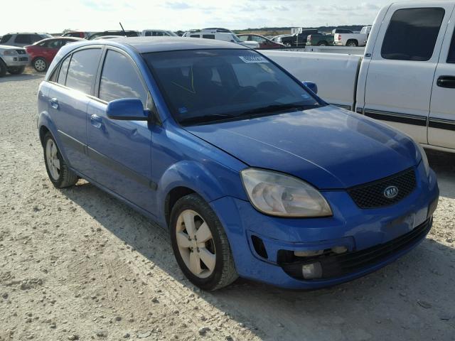 KNADE163476189248 - 2007 KIA RIO 5 SX BLUE photo 1