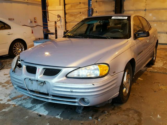 1G2NF52E8YM856326 - 2000 PONTIAC GRAND AM S Gümüş foto 2