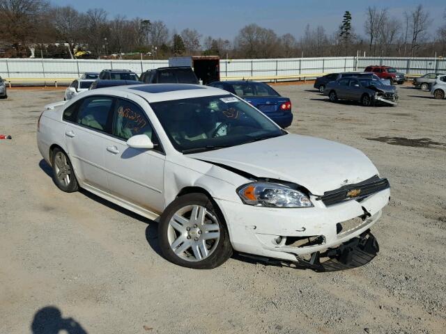 2G1WB5EK2A1209718 - 2010 CHEVROLET IMPALA LT WHITE photo 1