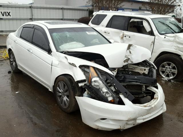 1HGCP3F84BA031046 - 2011 HONDA ACCORD EXL WHITE photo 1