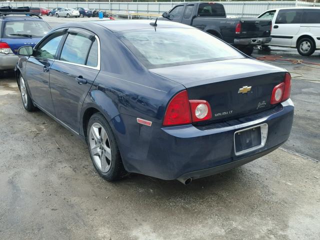 1G1ZC5EB0AF169805 - 2010 CHEVROLET MALIBU 1LT BLUE photo 3