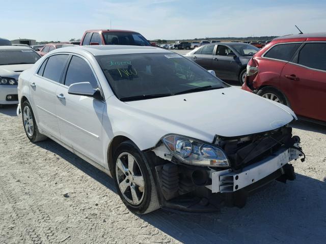 1G1ZD5EUXCF161454 - 2012 CHEVROLET MALIBU 2LT WHITE photo 1