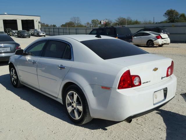 1G1ZD5EUXCF161454 - 2012 CHEVROLET MALIBU 2LT WHITE photo 3