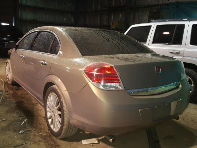 1G8ZV57707F184219 - 2007 SATURN AURA XR GOLD photo 3