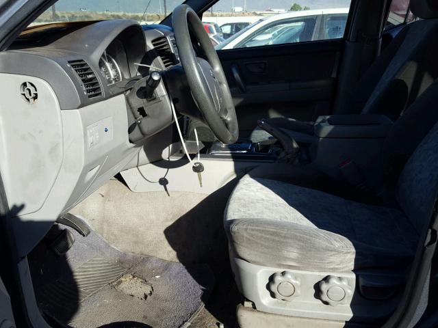 KNDJD736375691345 - 2007 KIA SORENTO EX GRAY photo 5