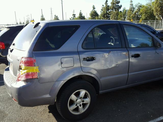 KNDJD736375691345 - 2007 KIA SORENTO EX GRAY photo 9