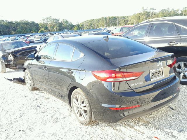 5NPD84LF4JH239198 - 2018 HYUNDAI ELANTRA SE BLACK photo 3