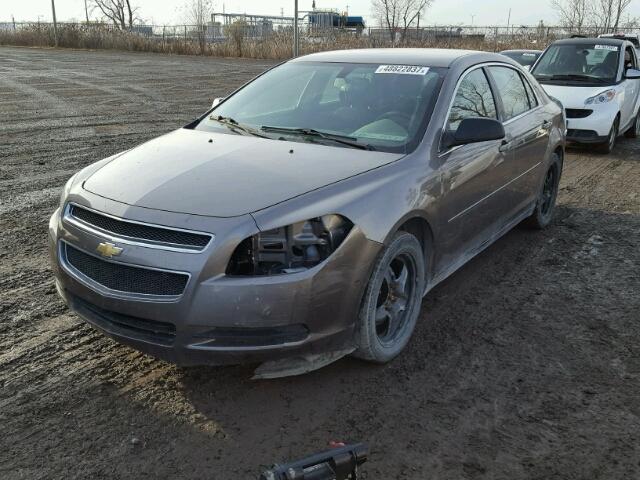 1G1ZB5E01AF204577 - 2010 CHEVROLET MALIBU LS BROWN photo 2